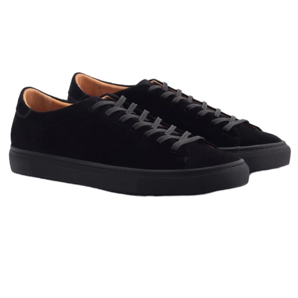 Beckett simonon black leather Reid slip on loafers.
